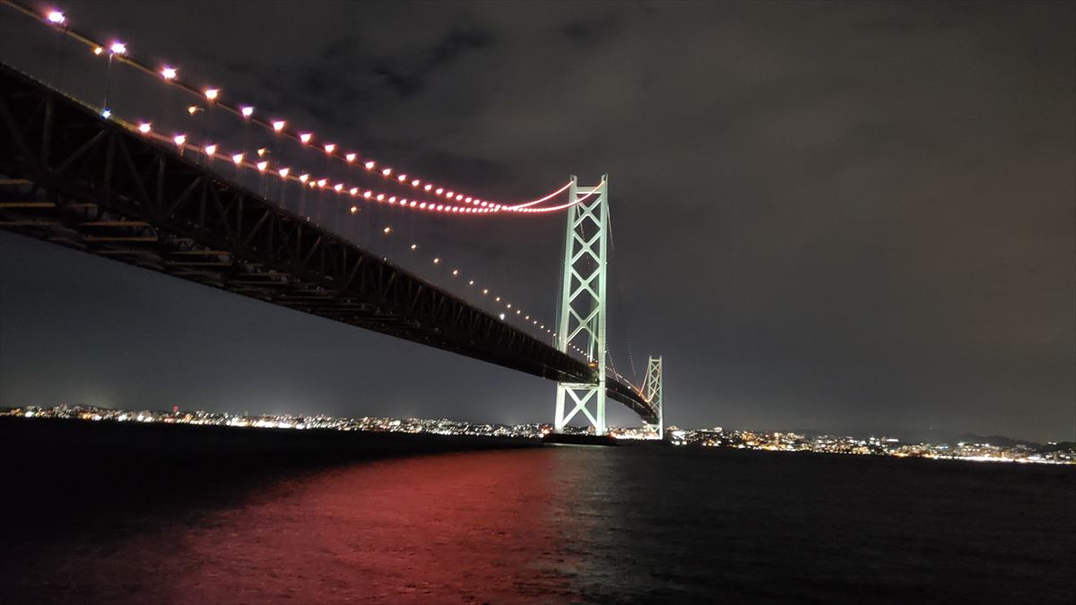 道の駅あわじで夜景