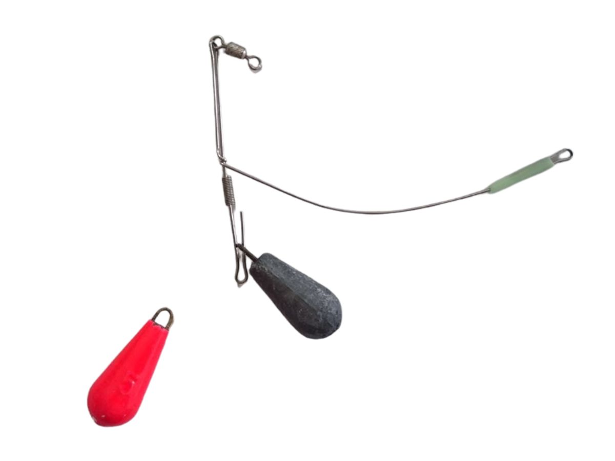 キス天秤はオモリの重さを変えられます