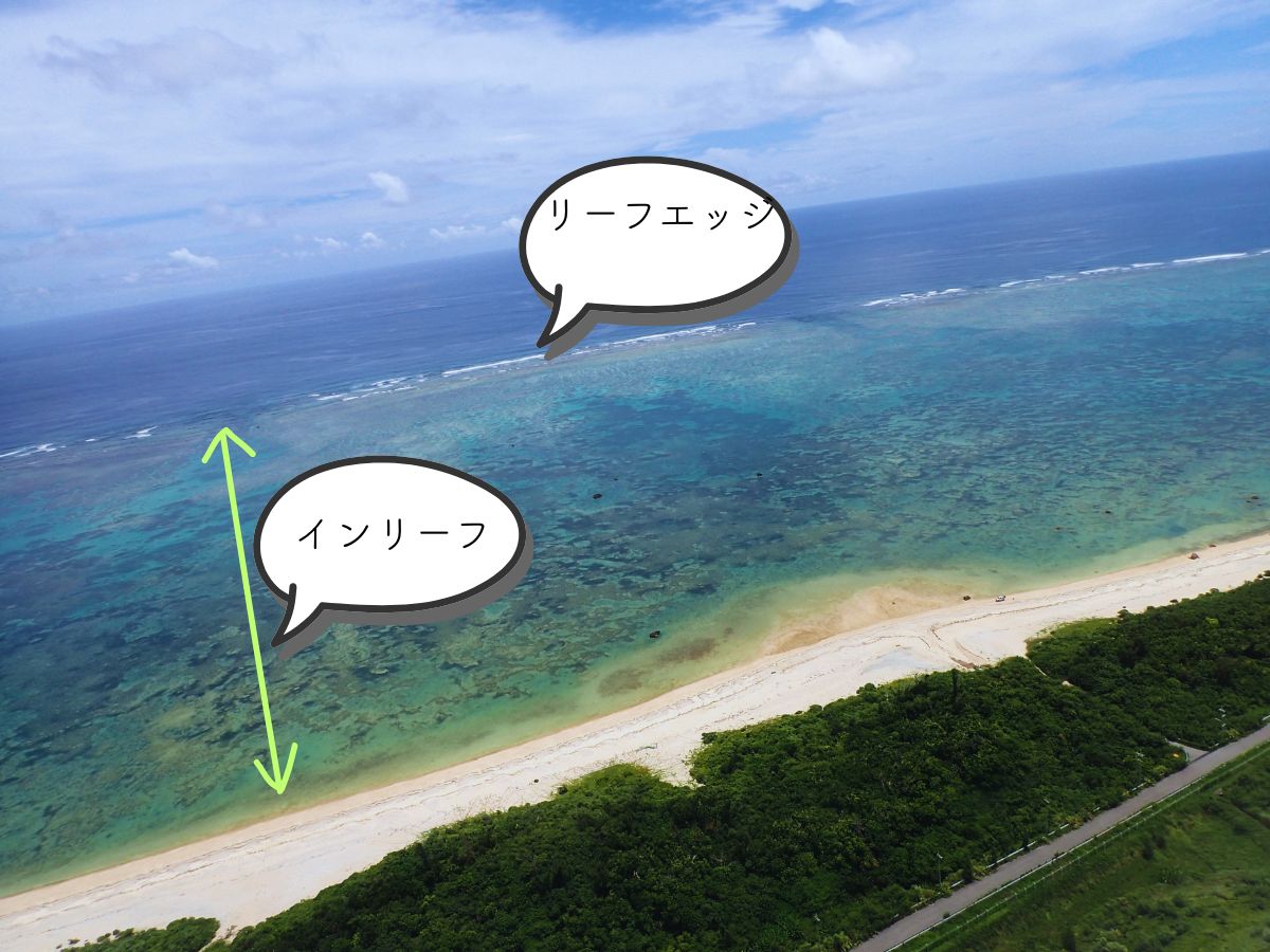 石垣島のリーフ