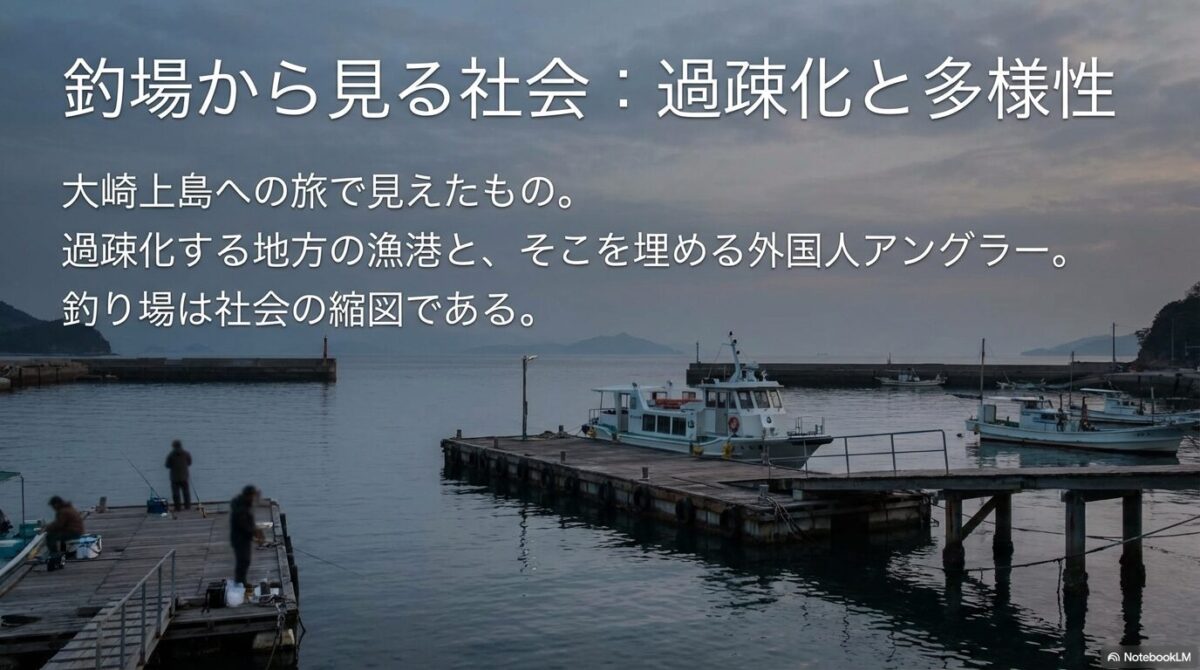 釣り場から見る社会：過疎化と多様性