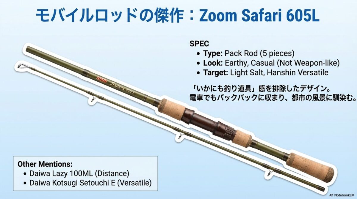 モバイルロッドの傑作：Zoom Safari 605L