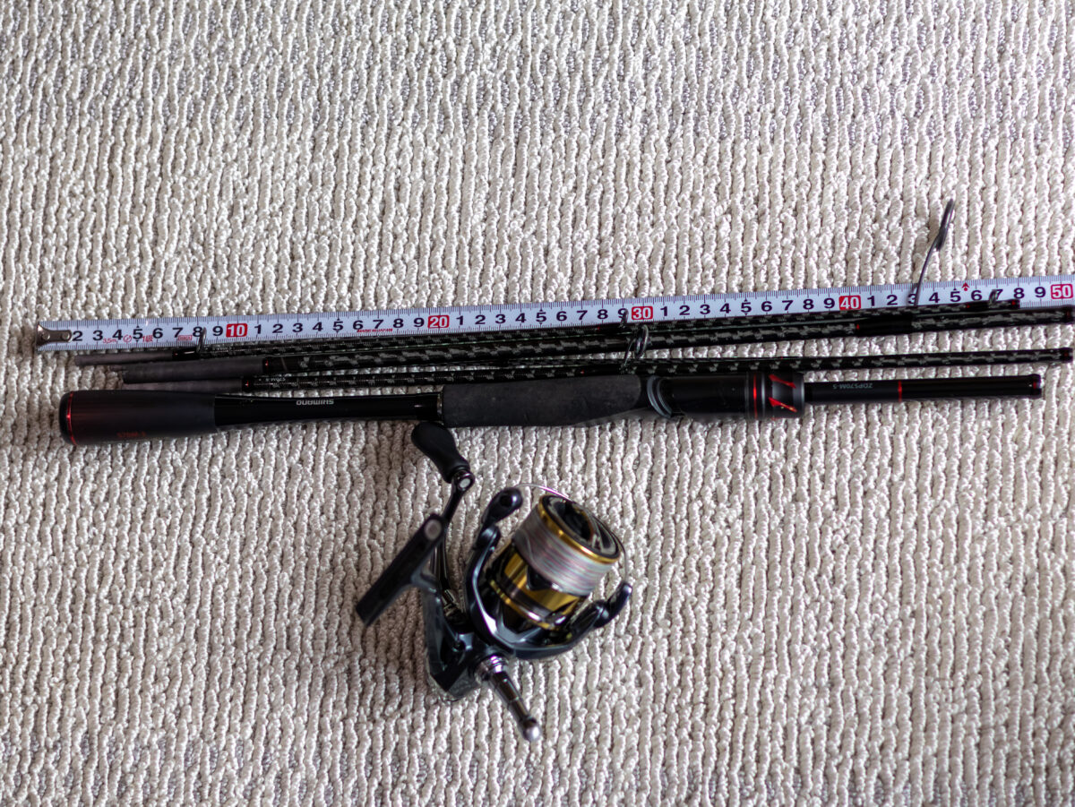 シマノ ゾディアス パックロッドS70M-5と25アルテグラ2500